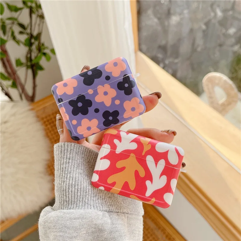 

Korea Colorful Flowers Small Floral Soft Silicone Headset Cases For Apple Airpods Pro Gen 1 2 Protection Earphone Cover Funda
