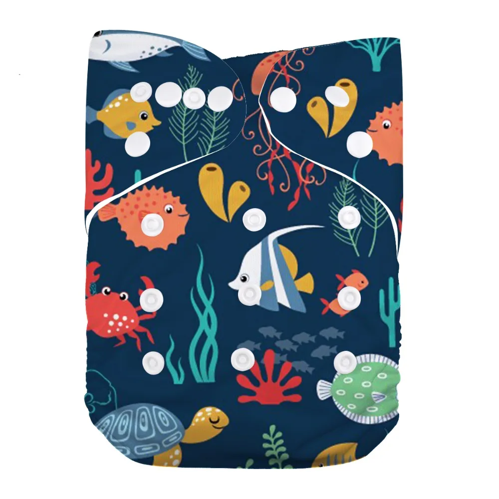 

Reusable Breathable Baby Pocket Cloth Diaper