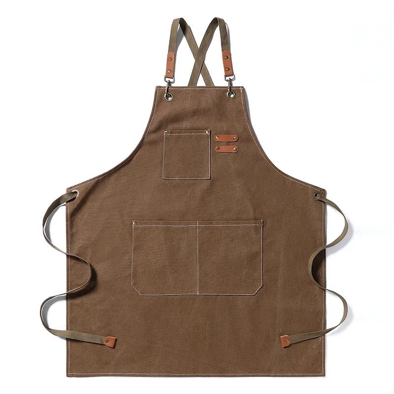 

Thickened Canvas Apron Kitchen Coffee Shop Hairdresser Men and Women Fashion Denim