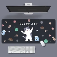 kawaii cat girl mouse pad oversized computer laptop cushion cute personality office student writing pad game keyboard desk mat