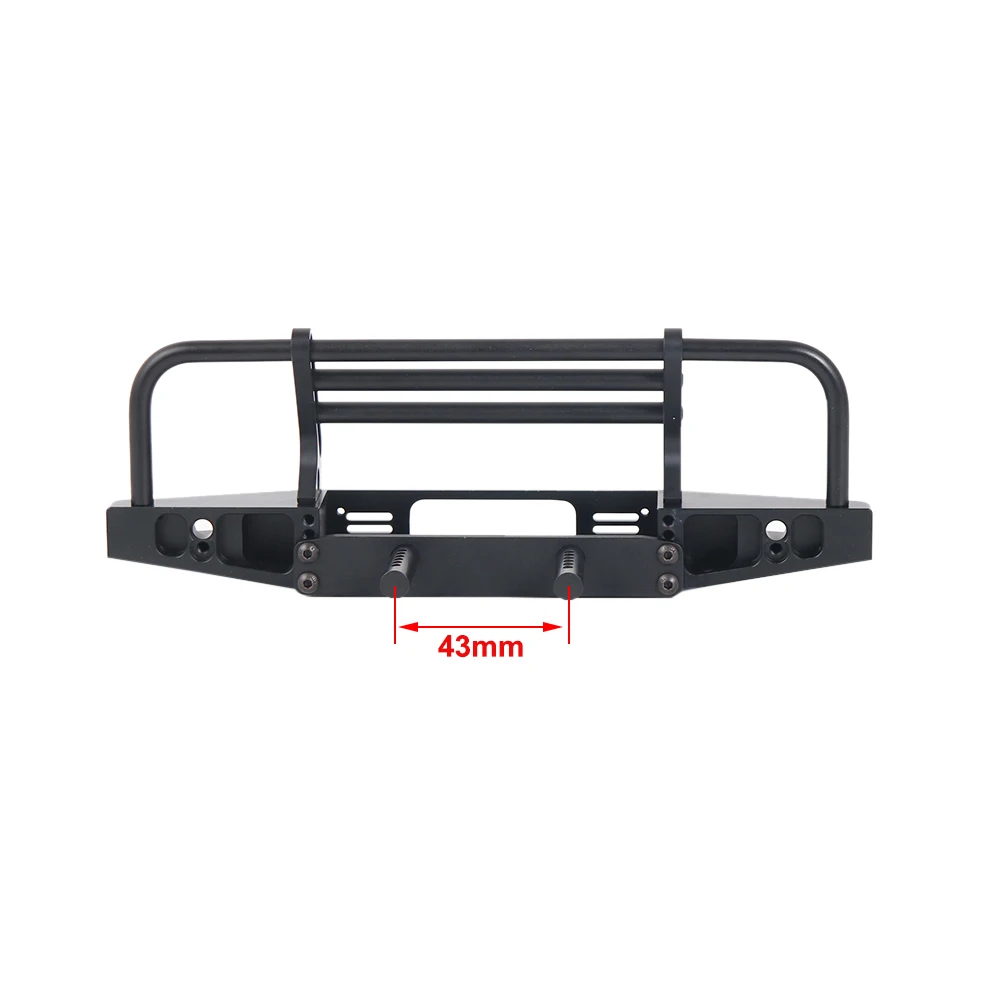 Регулируемый металлический передний комплект для бампера с лебедкой 1/10 RC Crawler Car