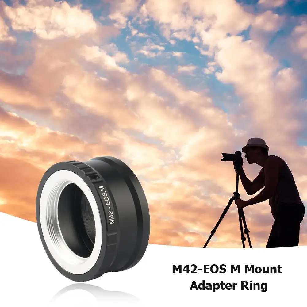 

M42-EOS M Mount Adapter Ring for Canon EOS M series DSLR Cameras M42 Lens to Canon EF-M Mirroless Camera