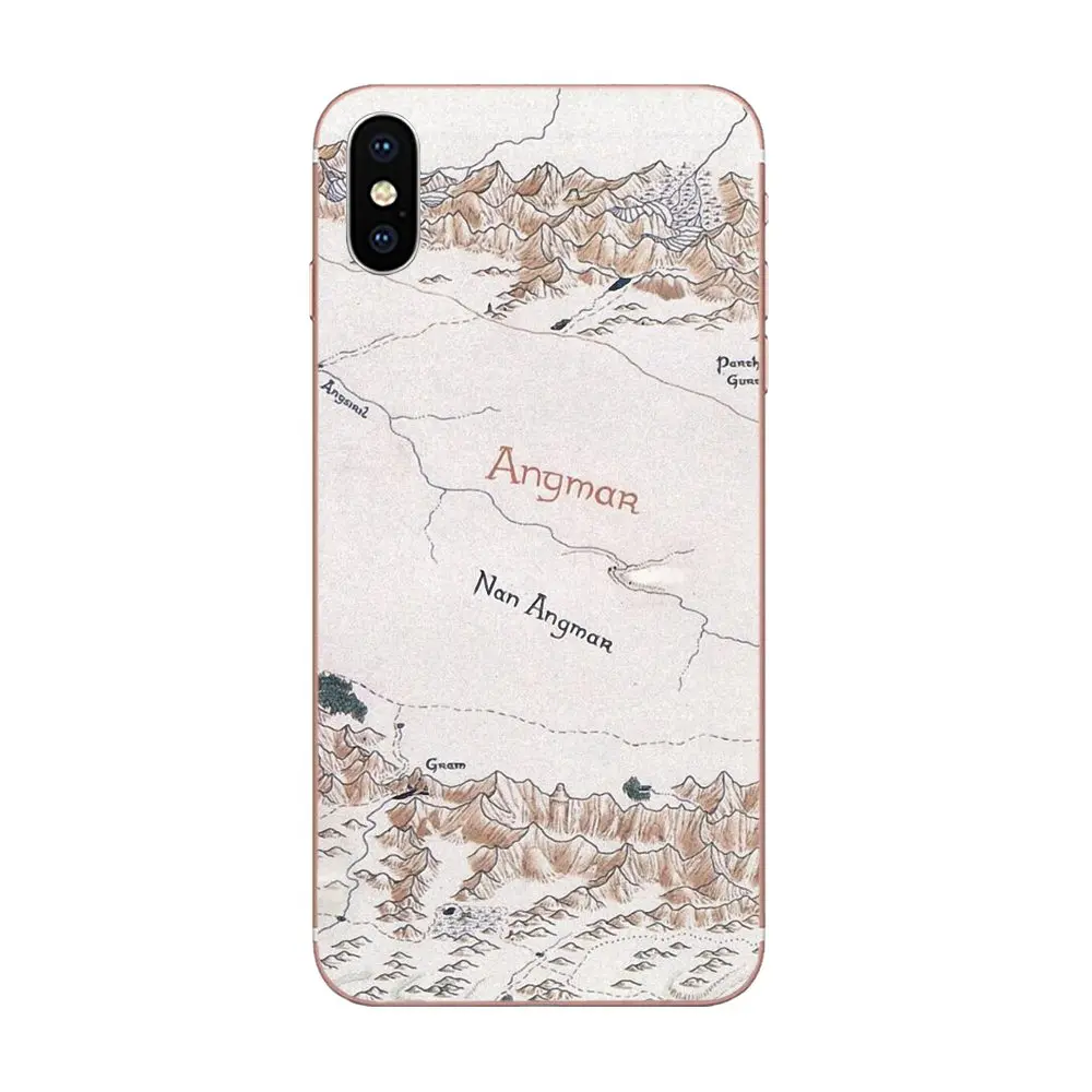 Винтажная карта Hobbit Tolkien Lotr TPU с узором для Huawei Honor Nova Note 5 5I 8A 8X10 Pro 9X Moto G G2 G3 G4 G5 G6 G7 Plus