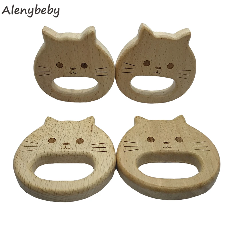 Деревянная натуральная деревянная игрушка-прорезыватель для детей детские