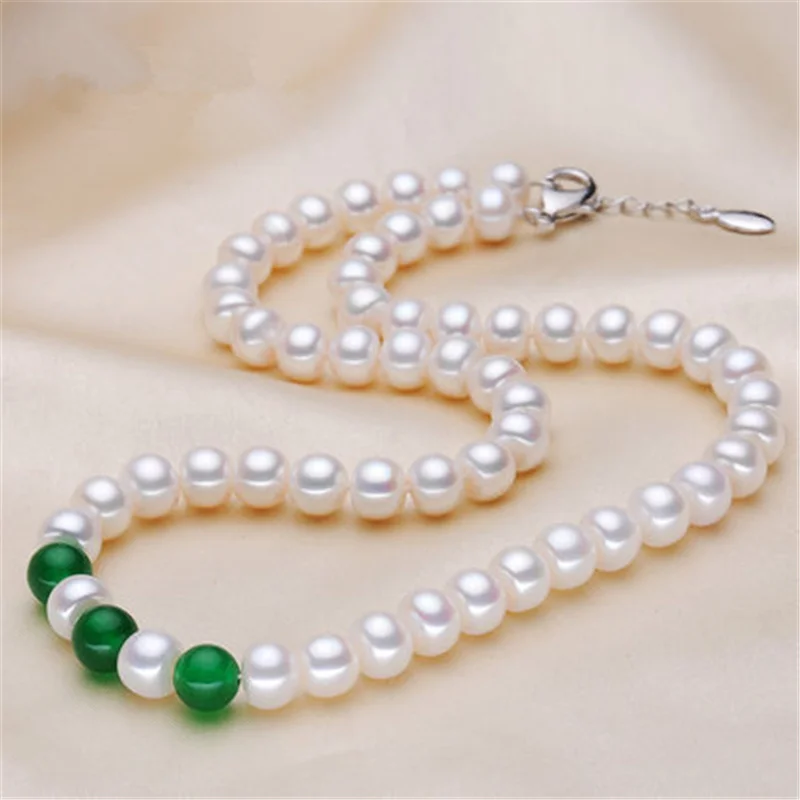 

Charming Freshwater Pearl Necklace For Women Jewelry Top Grade Natural Pearl Choker Long Accessories Mother Necklaces Present