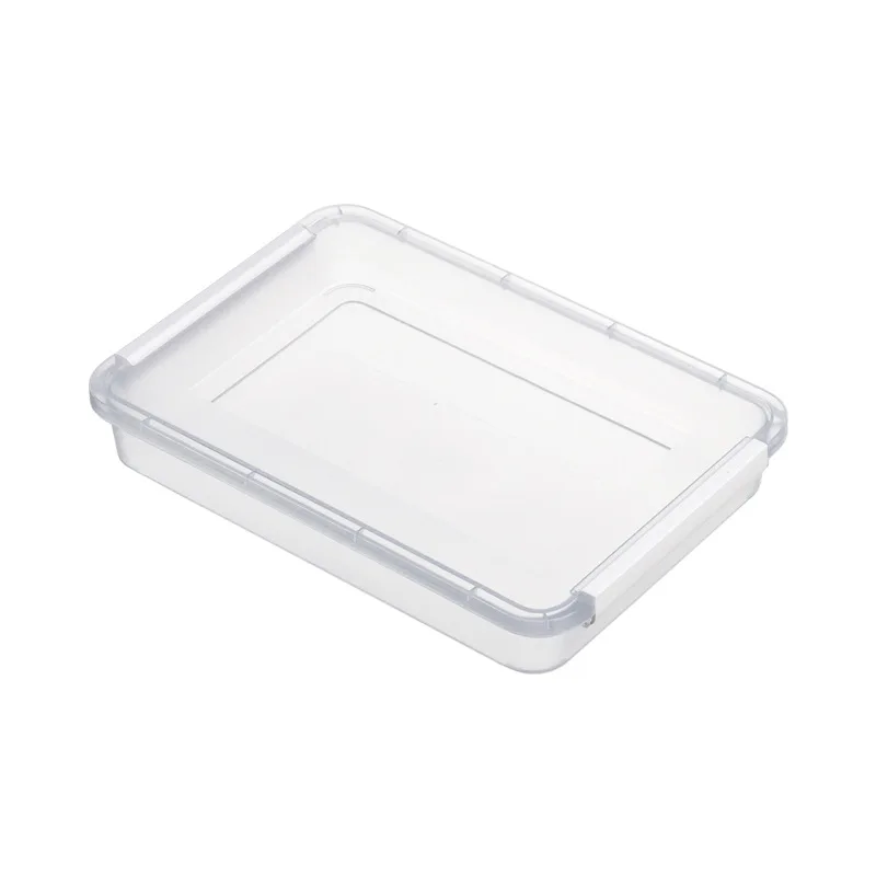 

eisho Plastic Transparent A4 Paper Certificate Storage Box File Marriage Certificate Mask Dustproof Dustproof Finishing Box