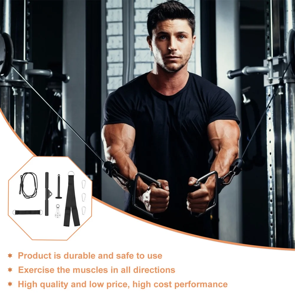 

1 Set of Fitness Accessories Kit Down Bar Simple Home Gym Workout Equipment