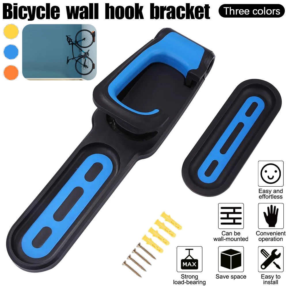 

Bike Wall Hook Rack Holder Stand Bicycle Hanger Storage Vertical Bike Hook Space Saver for Indoor Home Apartment and Garage Use