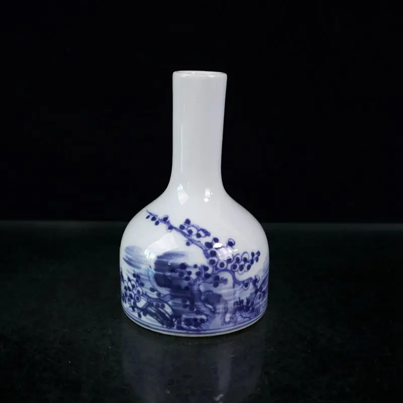 

Керамика синий и белый цветочный узор Цветочная композиция ваза изделия из фарфора