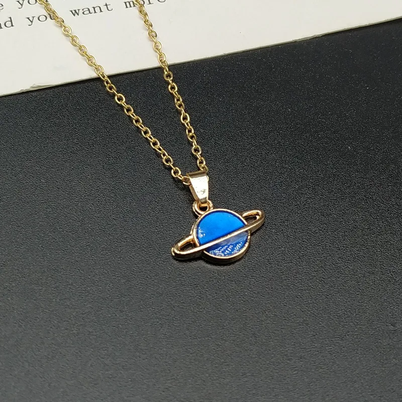 Украшение с пендантом "Звездное небо Вселенной" с золотистым оттенком для женщин/мужчин, подарок оптом.