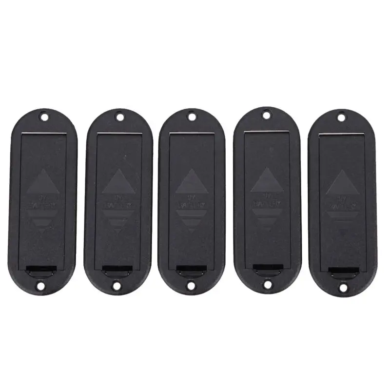 5 шт. 9 В Чехол держатель для аккумулятора Замена Коробки активной гитары бас