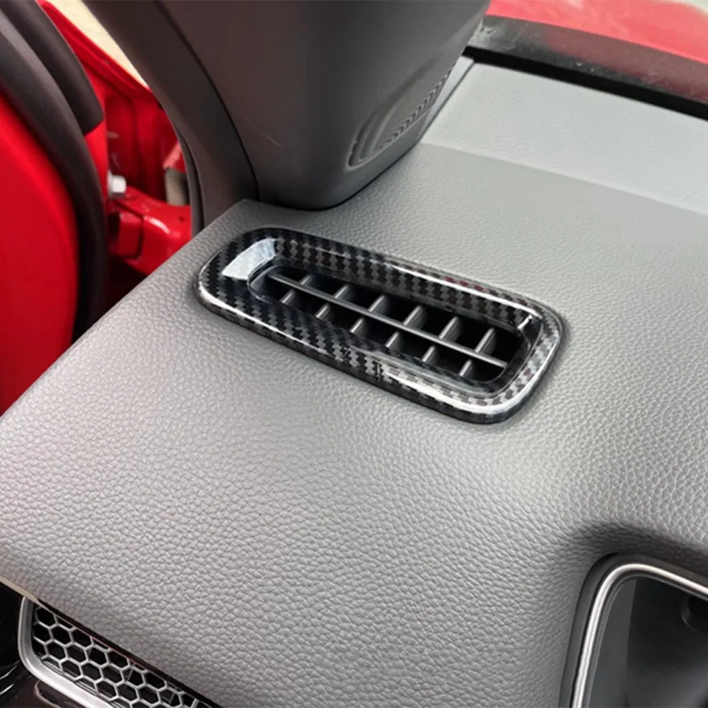 

2 шт., декоративные молдинги из углеродного волокна для вентиляционного отверстия