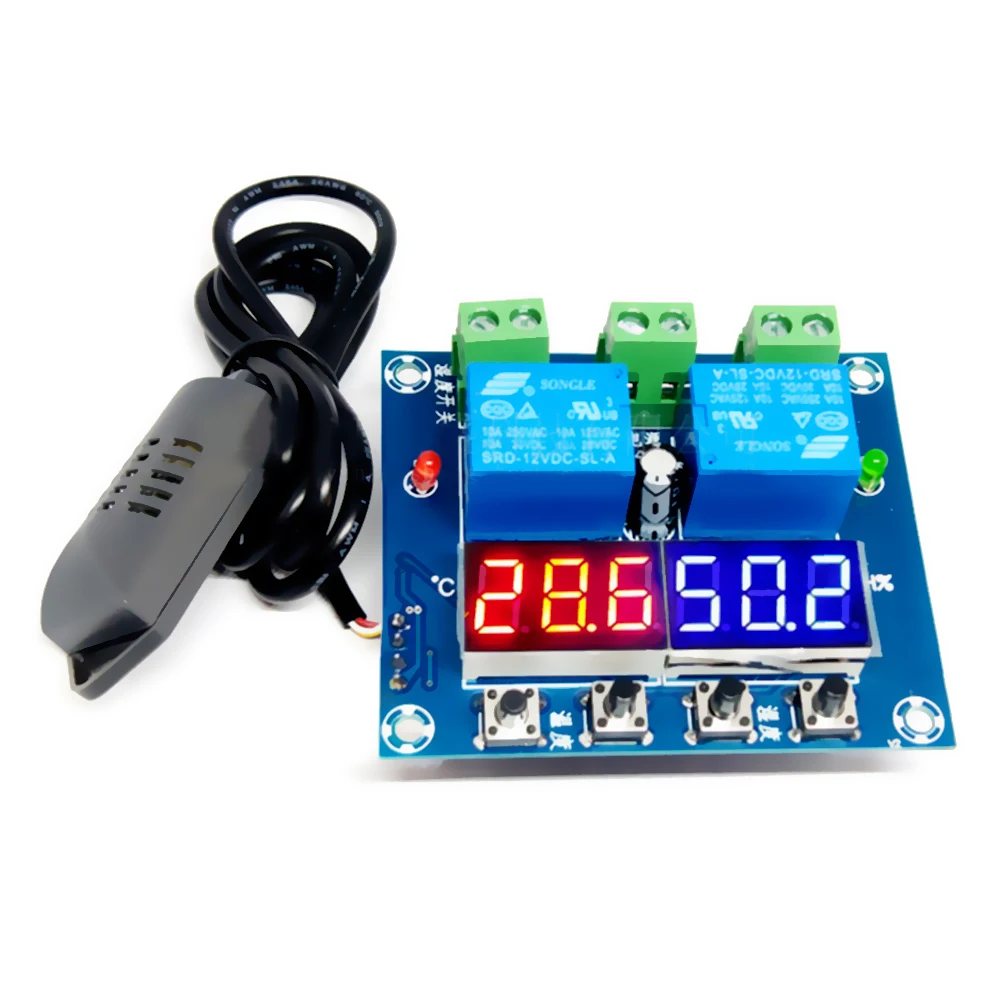 

XH-M452 Temperature And Humidity Control Module Digital Display High Precision Double Output