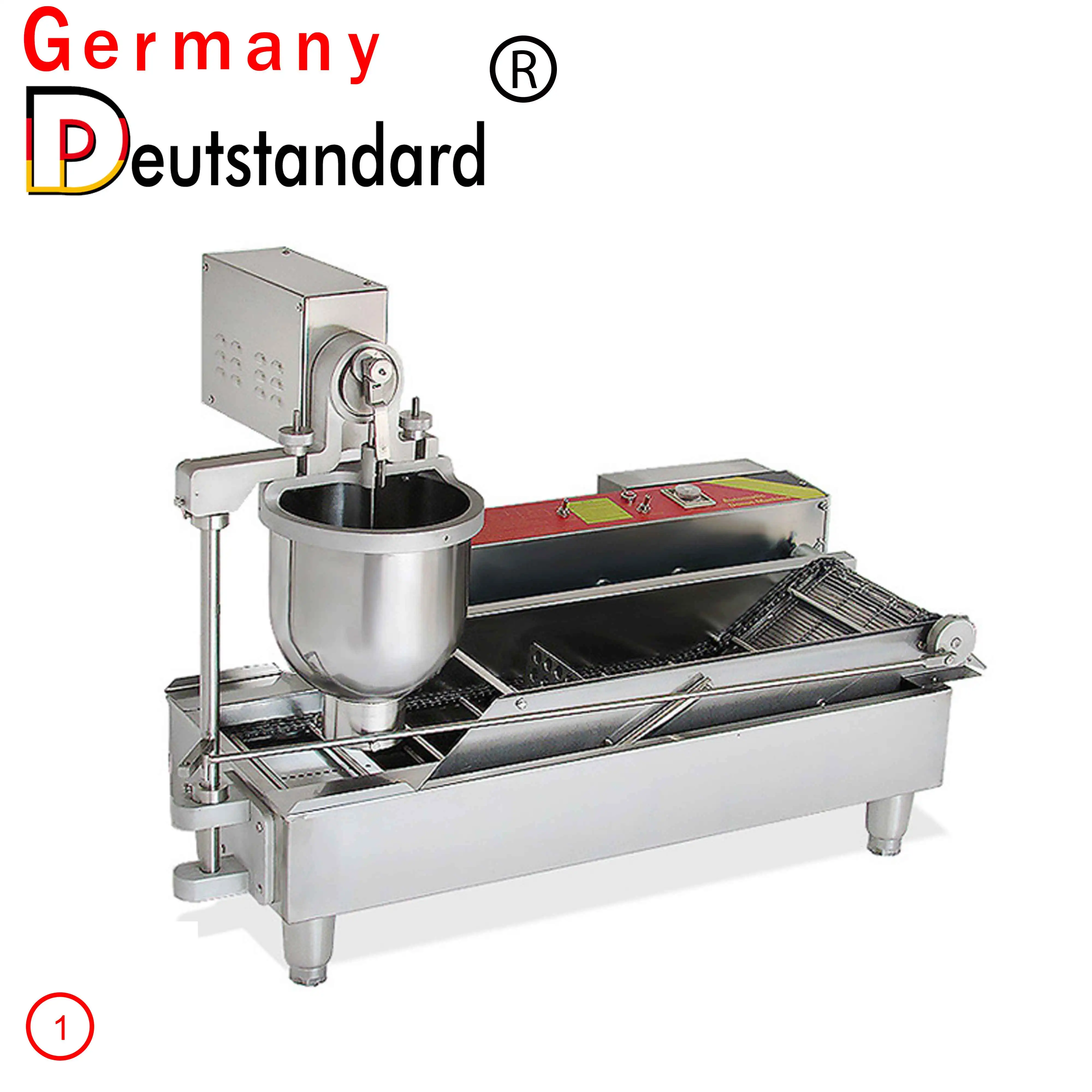 Automatic Electric Mini Donut Machine Stainless Steel Commercial Doughnut Fryer Maker With 3 Molds Snack Baking Equipment | Бытовая