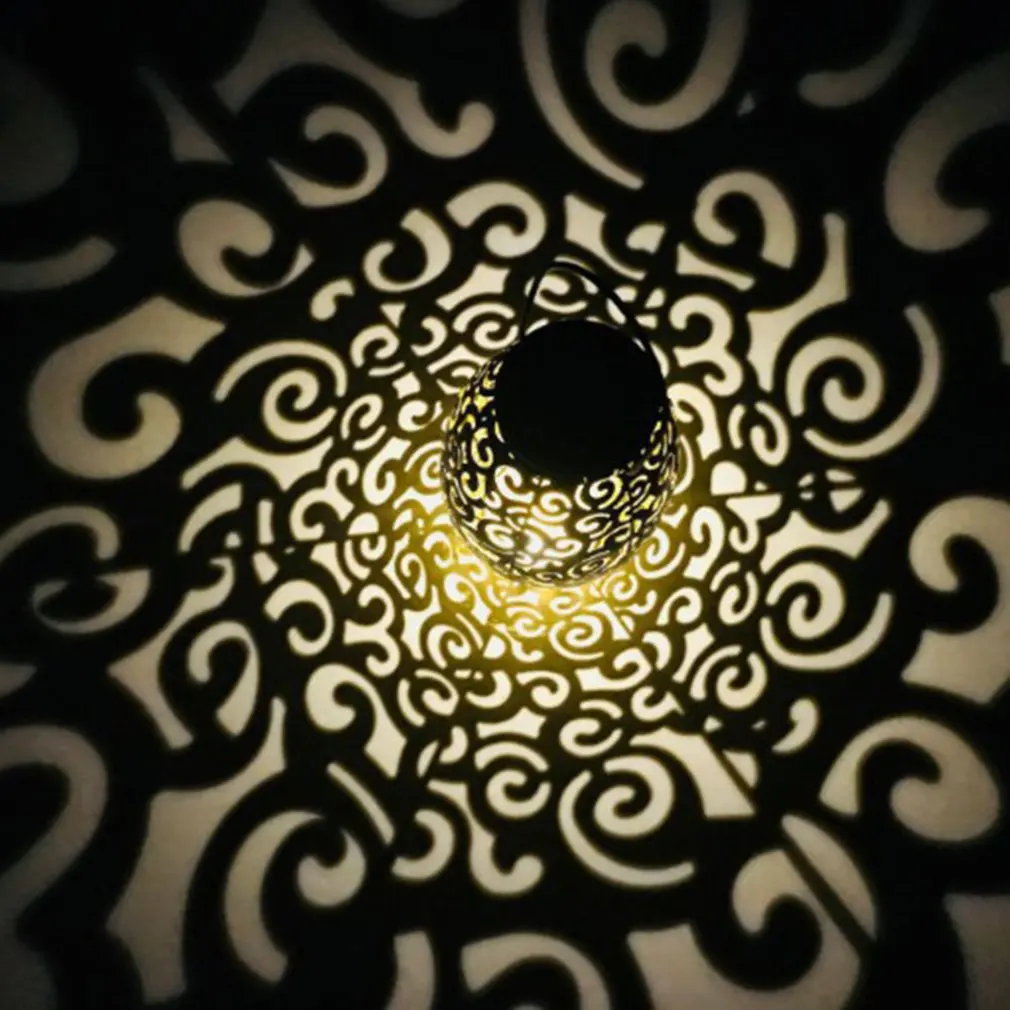 

Solar retro garden decoration oval auspicious cloud wind lantern Solar Lantern Lights for Hanging Outdoor Ornaments