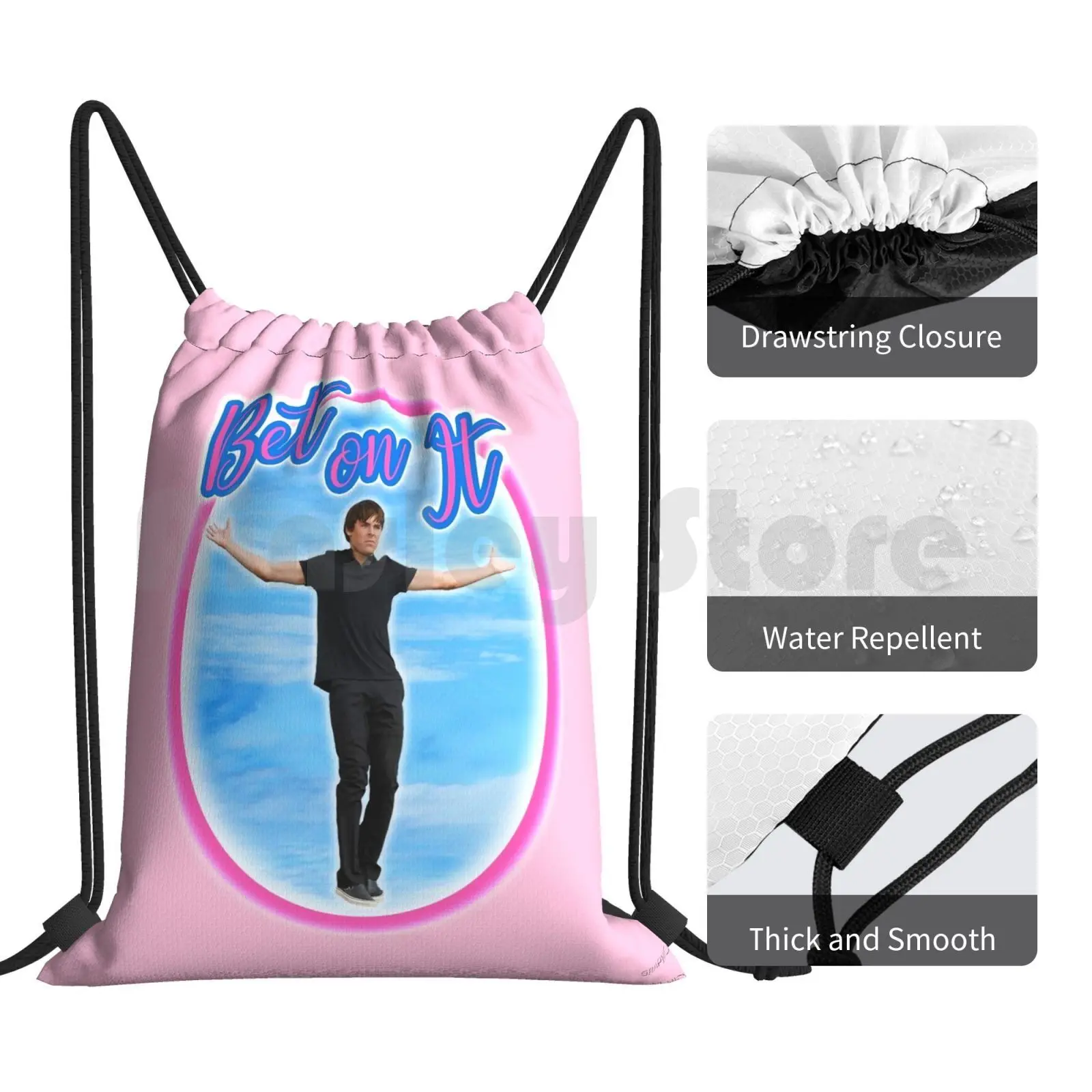 Ставить на него Трой Болтон Зак Эфрон в старшей школе музыкальный рюкзак сумка с