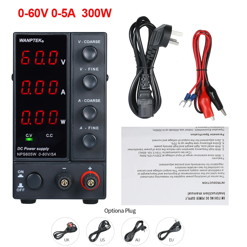 NPS306W/NPS3010W/NPS605W/NPS1203W Switching DC Power Supply 3 Digits Display LED High Precision Adjustable Mini | Обустройство дома