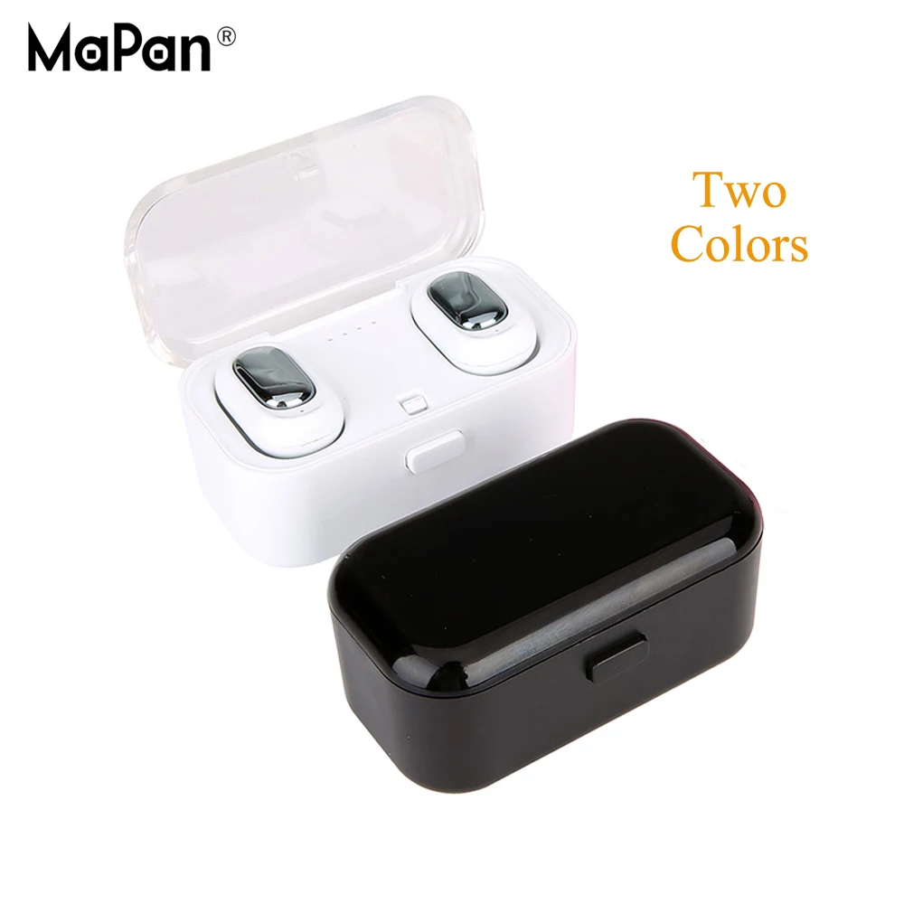 Беспроводные Bluetooth наушники MaPan HD Handsfree с физическим шумоподавлением вызов мини