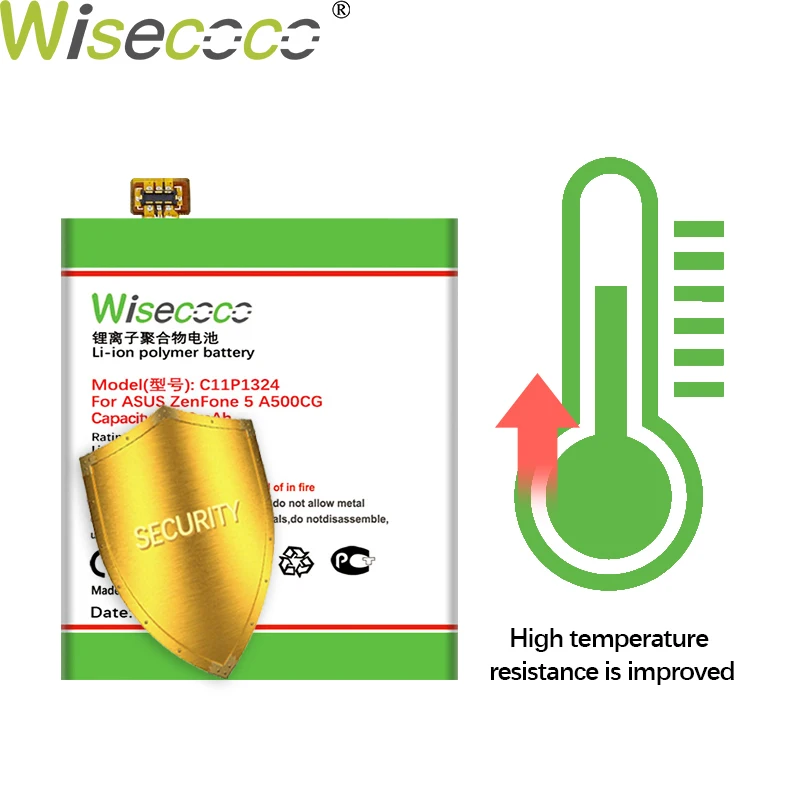 WISECOCO 3550mAh C11P1324 батарея для ASUS ZenFone 5 A500G Z5 A500 A500CG A501CG A500KL мобильный телефон с номером
