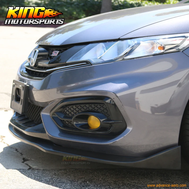 Подходит для 14 15 Honda Civic Coupe 2Dr CS2 стиль передний бампер спойлер полиуретановый