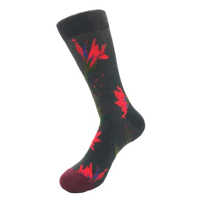 Осень зима женские носки 100% хлопок унисекс повседневные высокое качество теплые