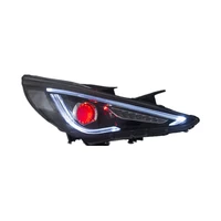 vland factory car assembly headlight for sonata 2011 2012 2013 2014 with led and moving turn signaldrlplug and play