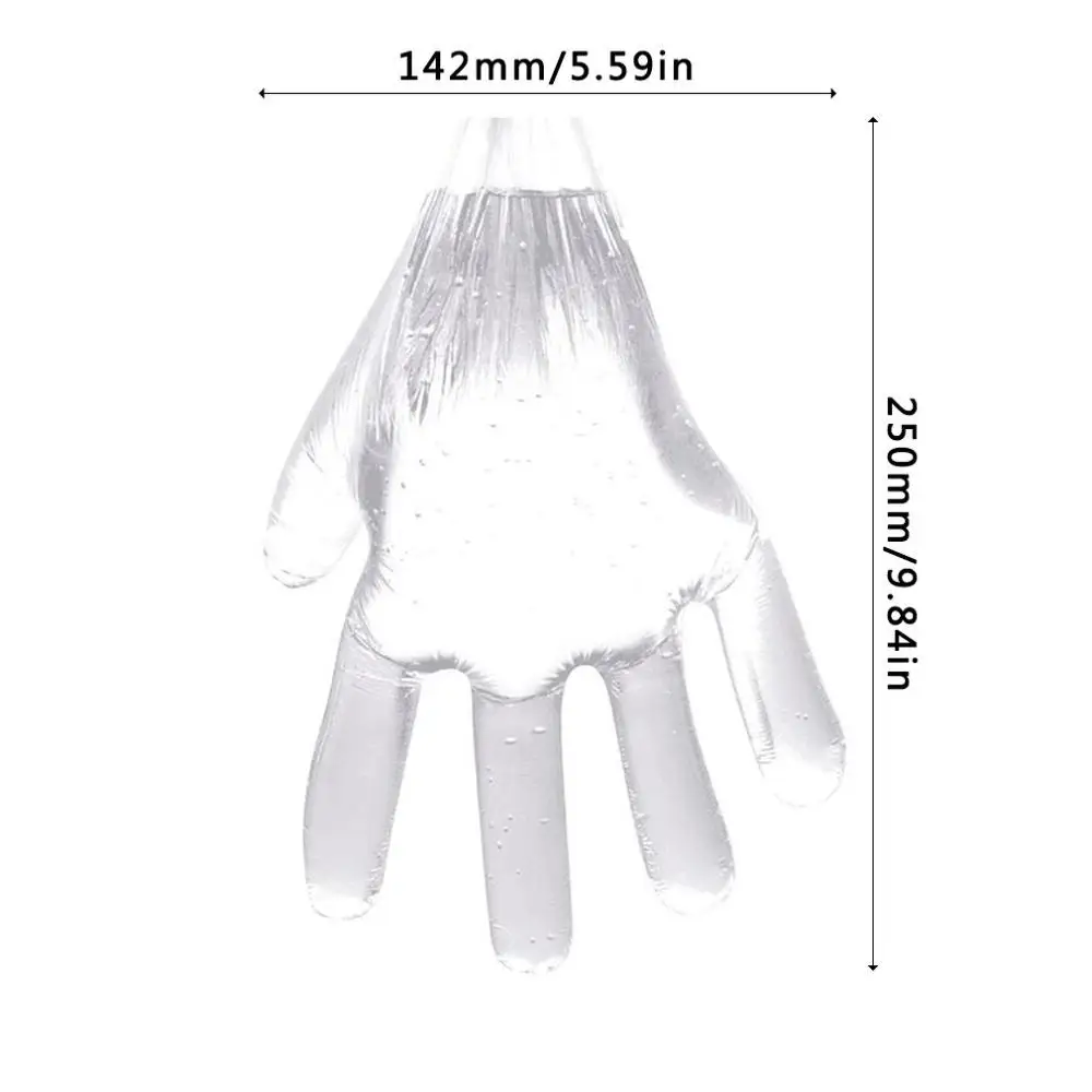 Утолщенные одноразовые защитные перчатки для дома барбекю выпечки бытовые