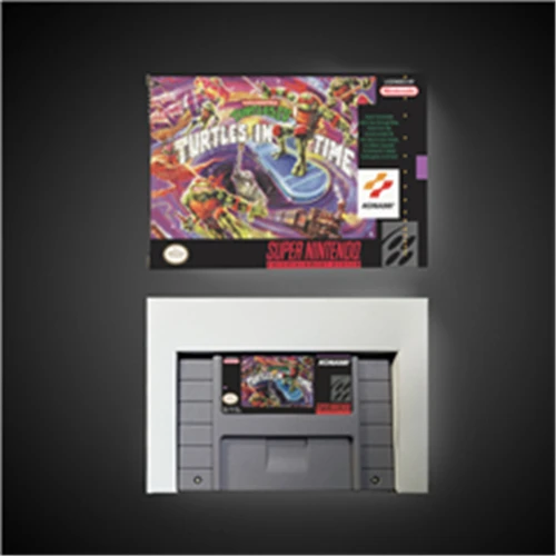 Черепашки IV во времени карта действия для игры Версия США с розничной