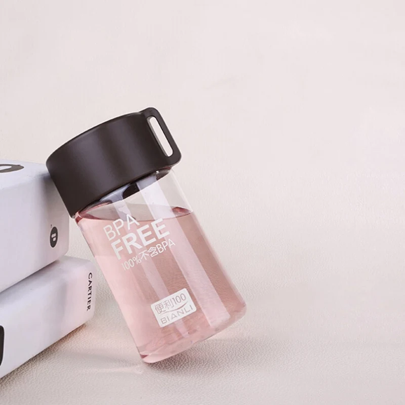 Мини бутылка для воды герметичная прозрачная портативные маленькие бутылки с