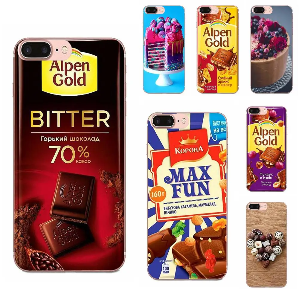 С изображением шоколада wonka барная столешница чехол для телефона из ТПУ с принтом