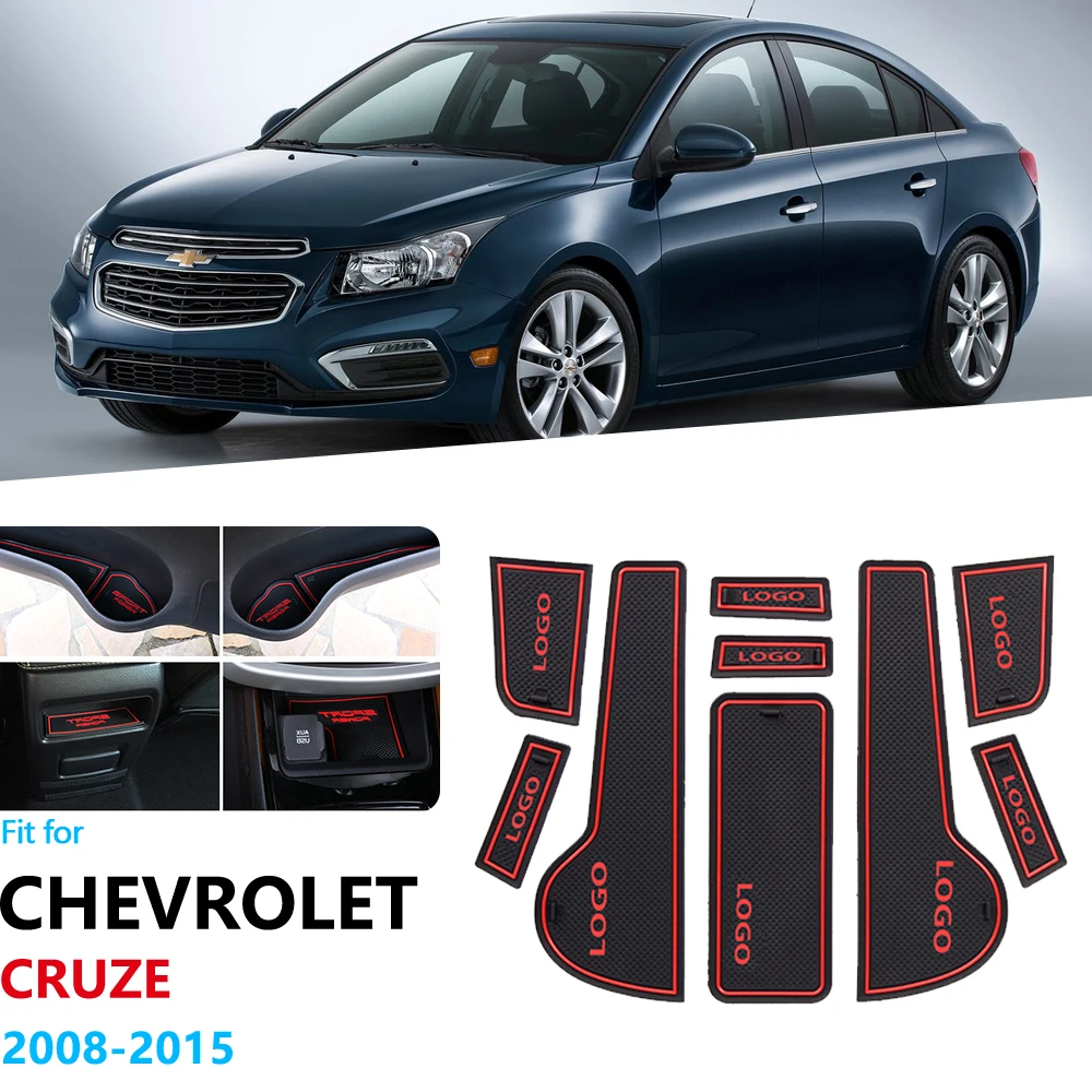 Противоскользящий резиновый коврик с прорезями для швов Chevrolet Cruze 2008 ~ 2015 полый