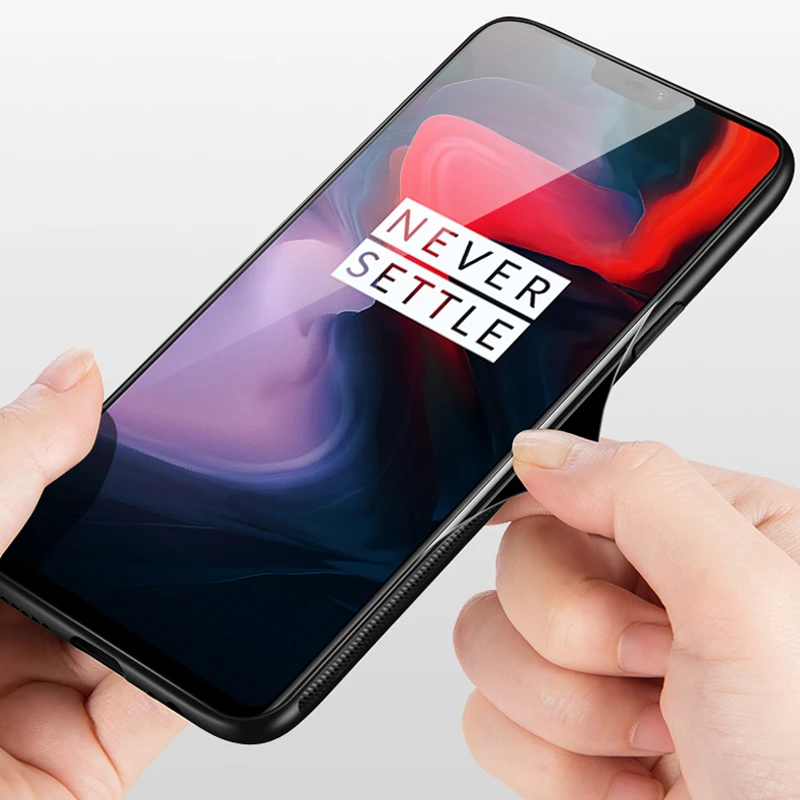 YUETUO стекло оригинальный защитный чехол на заднюю панель телефона для one plus 7 pro 6 t 5