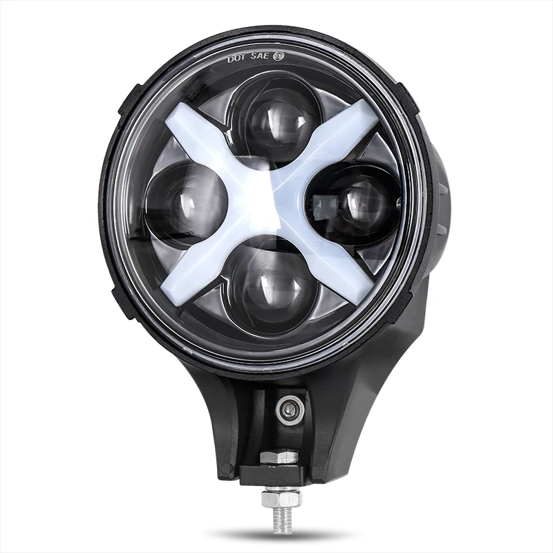 2 шт. 6 дюймов 60 Вт Светодиодный светильник Точечный s внедорожный грузовик