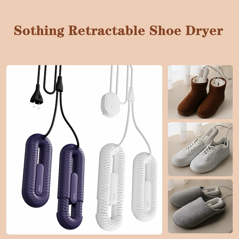 

Xiaomi Shoes Dryer Loop Stretchable Electric Shoes Dryer PTC Heater Portable Boots Sterilization Deodorization For Ski Rainy Day