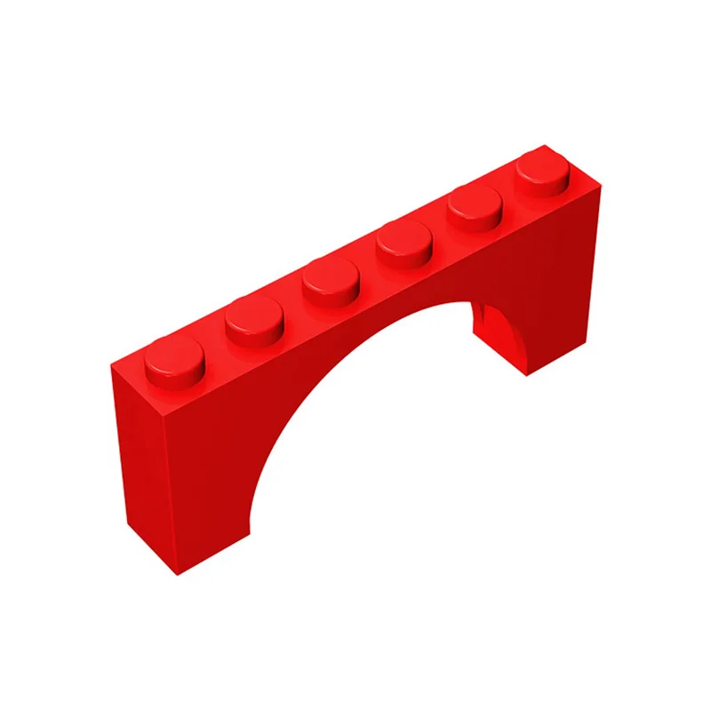 

АРКА кирпичная 1x6x2 MOC, 10 шт., 15254
