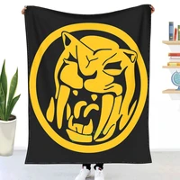 saber toothed tiger dinozord coin throw blanket 3d printed sofa bedroom decorative blanket children adult christmas gift