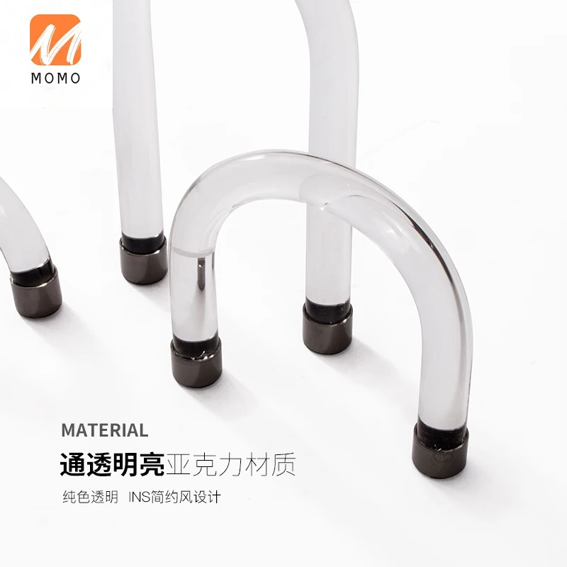 

Rzone Modern Simple and Light Luxury Soft Decoration Home Ornament White Arch Geometric Glass Crafts Living Room Decoration TZ