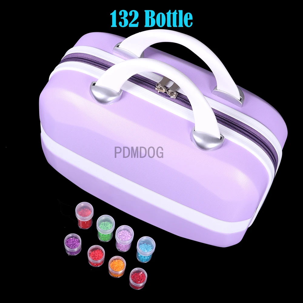 

Алмазная живопись, 132/40 бутылок, емкость для хранения, чехол для переноски, сумка для алмазной живописи, аксессуары для вышивки, двухслойный ...