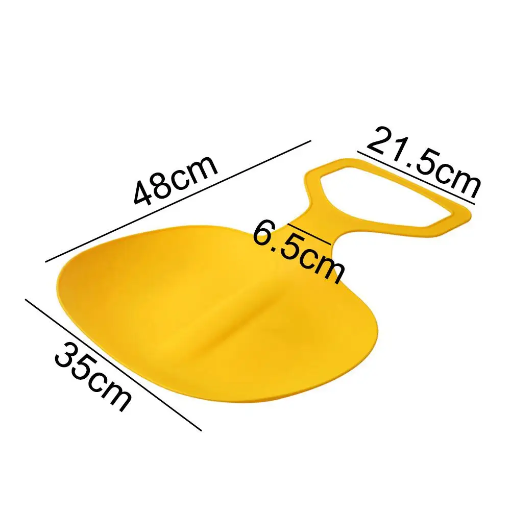 

Thicken Kid Adult Snow Sled Sledge Ski Board Sit On Sleigh Glider Outdoor Slider