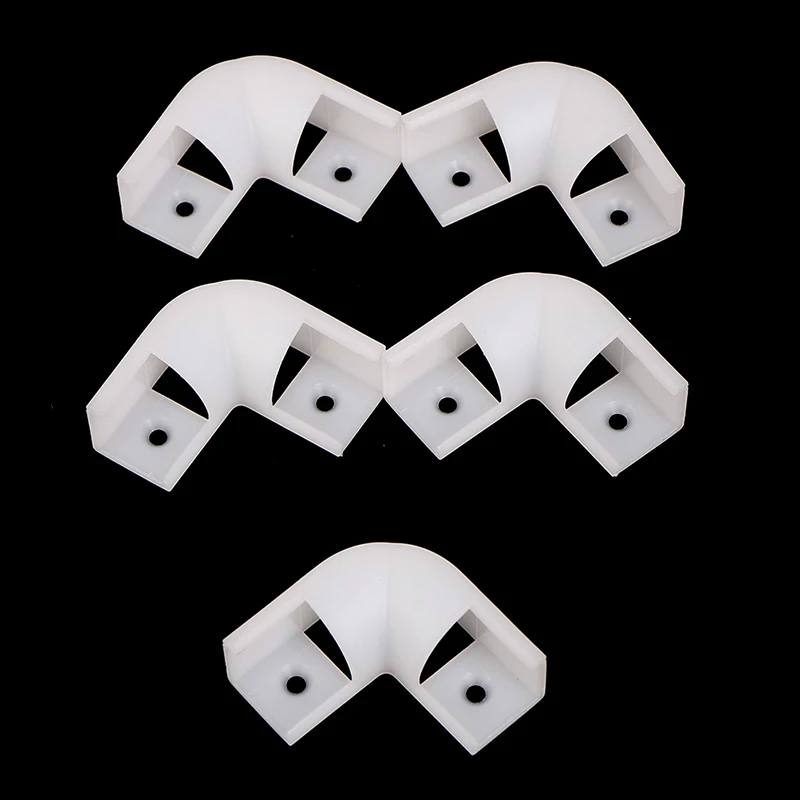 5Pcs 90 Degree 16*16MM Corner Profile Connector V Bar Light Link Vertical and Horizontal LED Cabinet Strip Spares - купить по