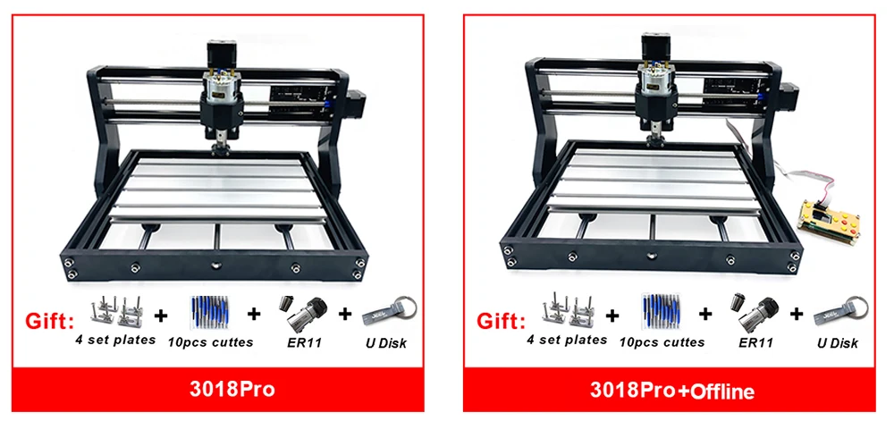 DIY ЧПУ 3018 Pro GRBL, 3 оси печатных плат фрезерный станок, дерево маршрутизатор лазерная гравировка, CNC3018 может работать в автономном режиме Бакелит Машина