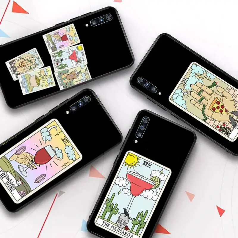 

Aesthetic Art draw Pizza Coffee Phone Case for Samsung Galaxy A51 30s a71 A21s A70 10 A30 Capa