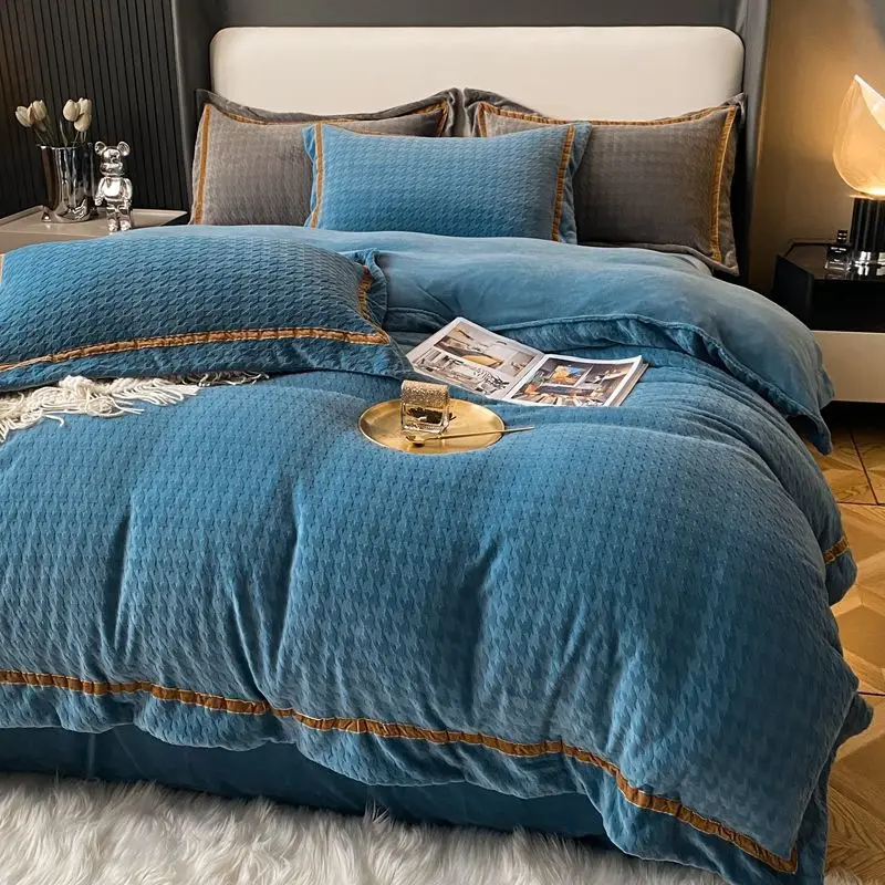 Комплект постельного белья из молочного волокна Простой Легкий роскошный