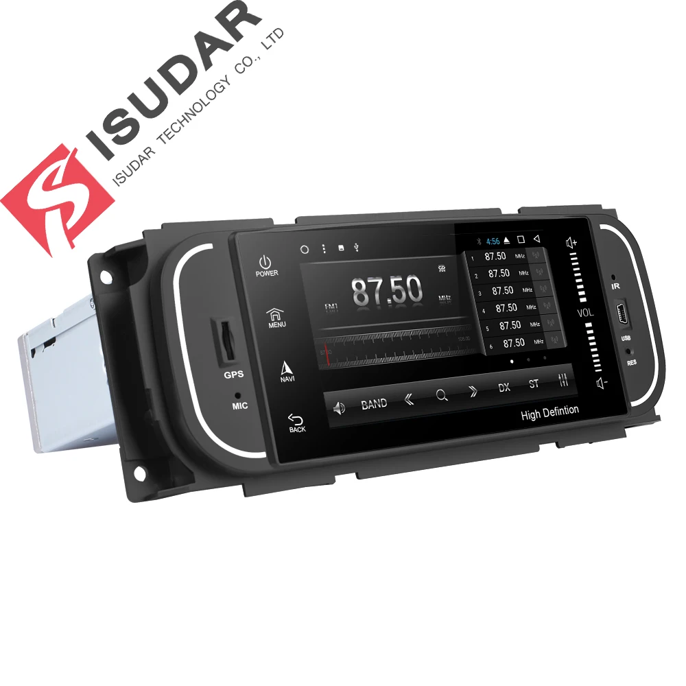 Isudar автомобильный мультимедийный плеер 1din android 7.1.1 5 дюймов для