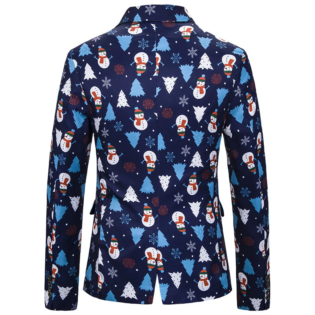 SAGACE модный мужской Рождественский Блейзер приталенный стильный вечерний