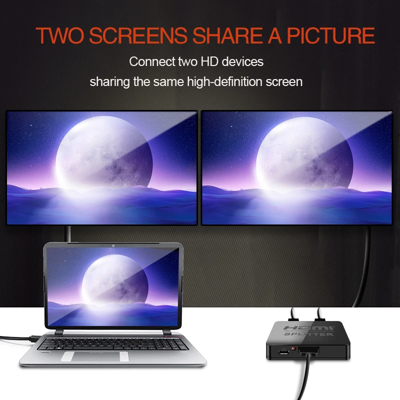 Разветвитель Hdmi 1080p 4K1 в 2 на 1x2 HDCP устройство для зачистки 3D сплиттер усилитель