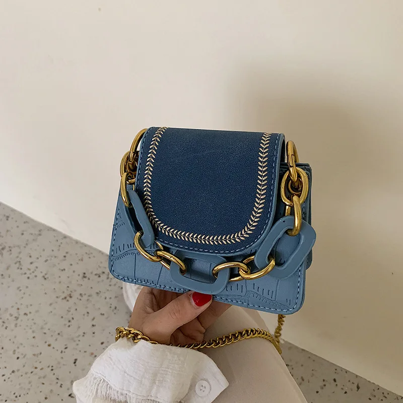 Женская матовая мини сумка через плечо замшевая брендовая дизайнерская