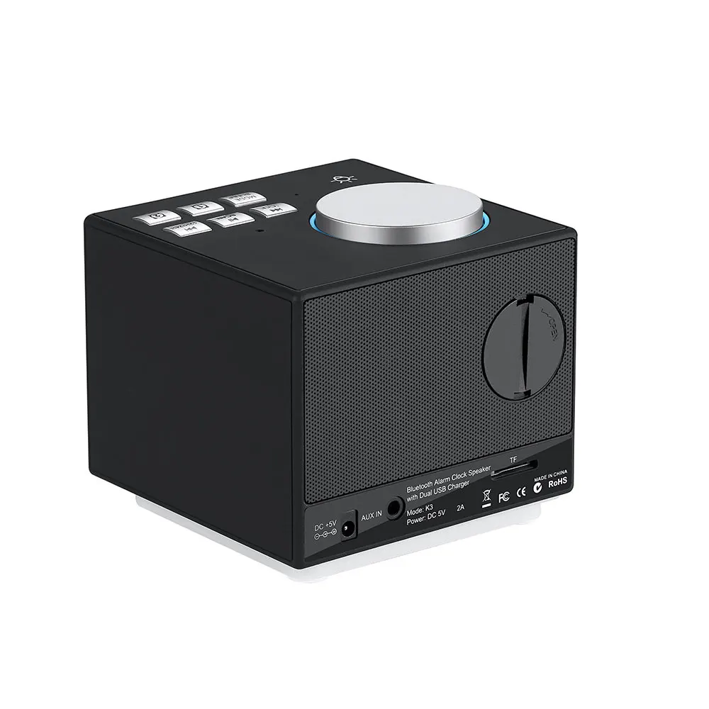 1 комплект Bluetooth изменение цвета будильник fm радио с USB зарядкой и