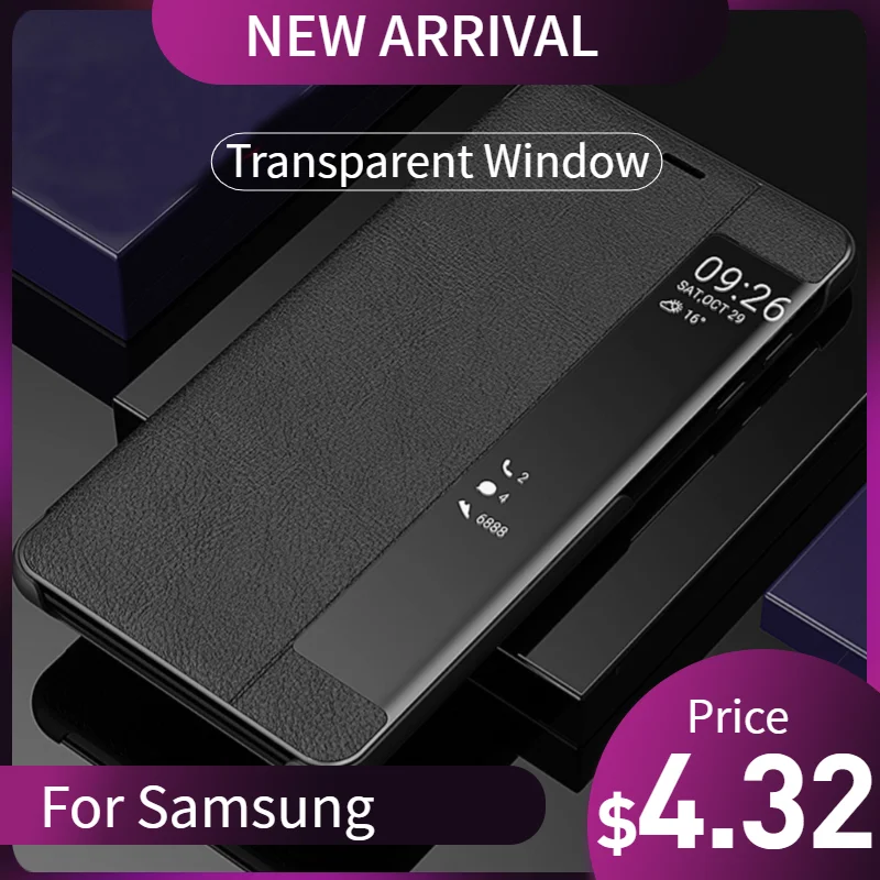 Kisscase флип-Чехлы кожаный чехол для samsung Galaxy S10e S10 S8 S9 плюс S7 край смарт-чехол