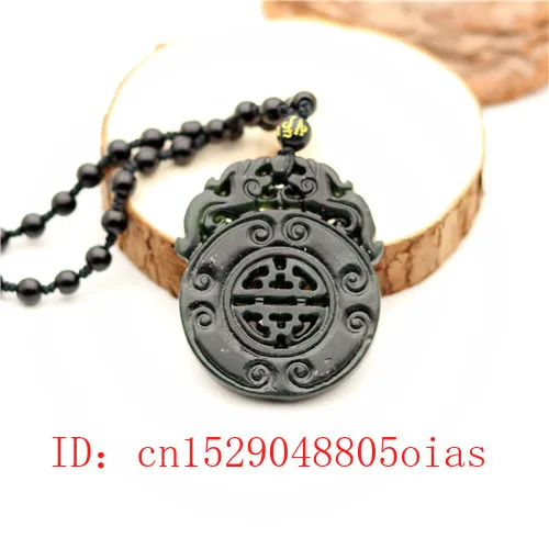 Китайская бижутерия из натурального черного и зеленого нефрита очаровательные